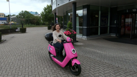 Pink Elephant Scooter